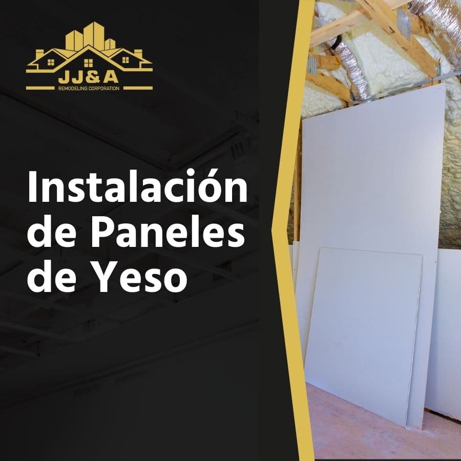 Instalación de Paneles de Yeso